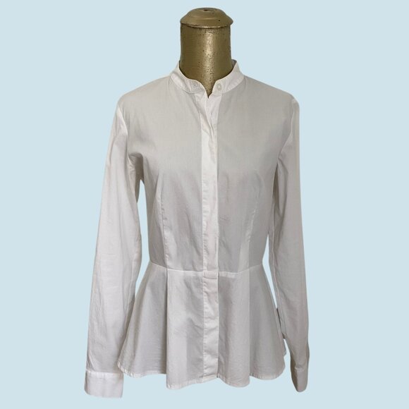 DKNY Peplum Button Down - Picture 1 of 5